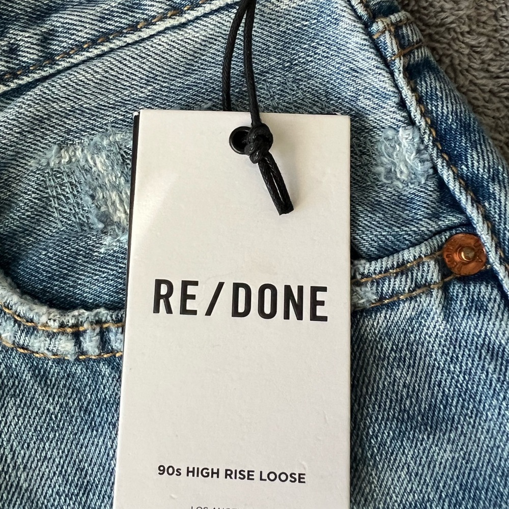 Re/Done Light Blue High Rise Jeans
